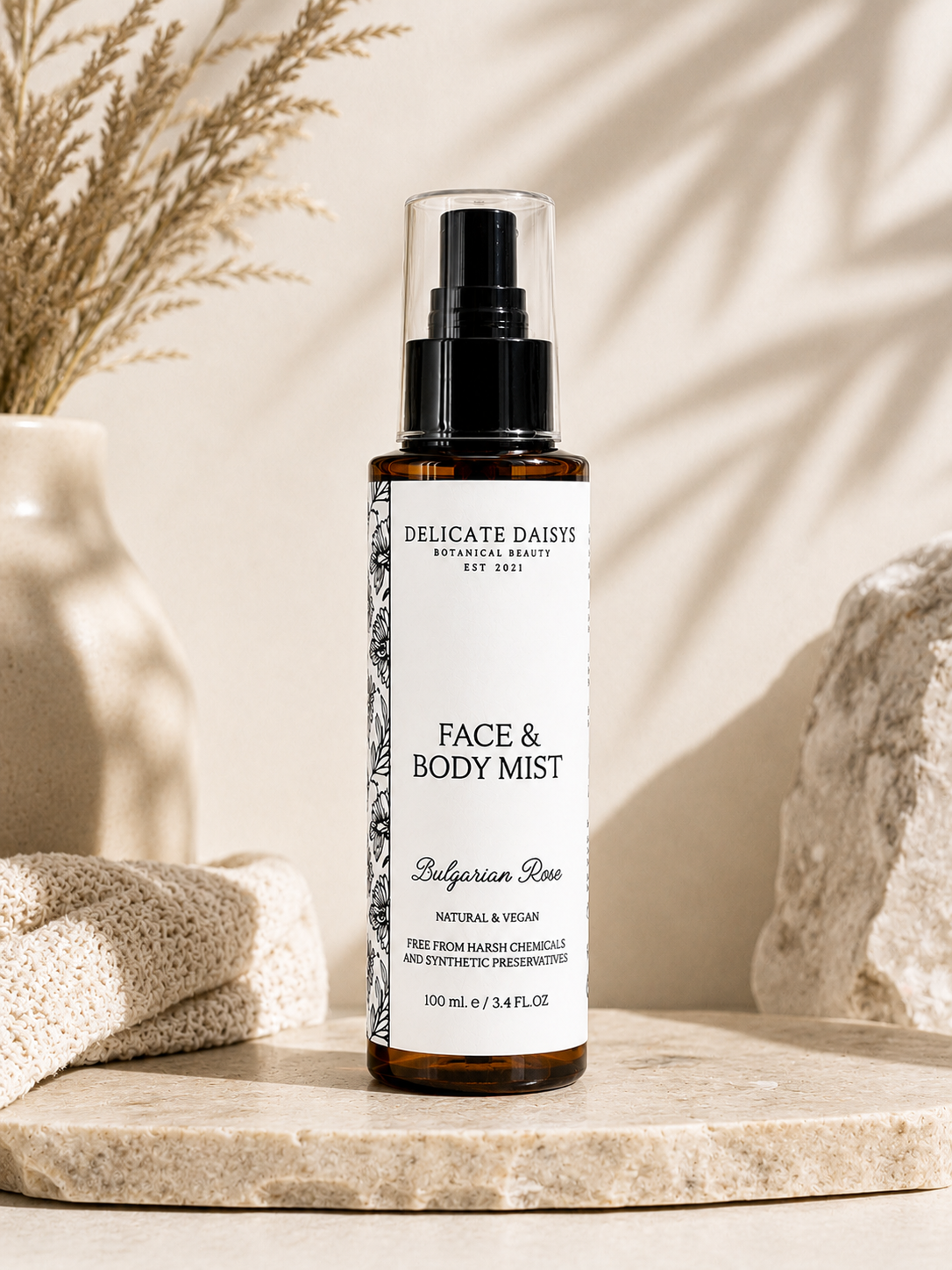 Bulgarian Rose Water Face, Hair & Body Mist Spray