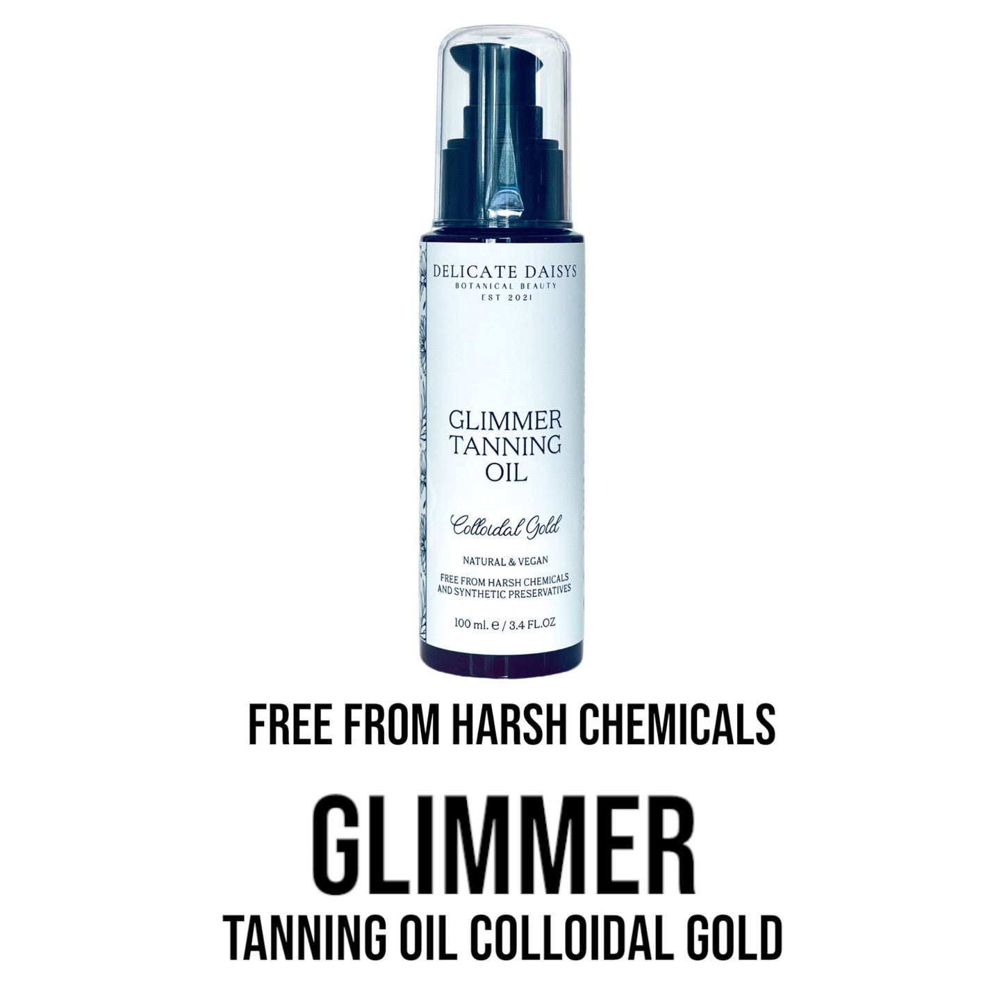 Glimmer Tanning Body Oil Colloidal Gold