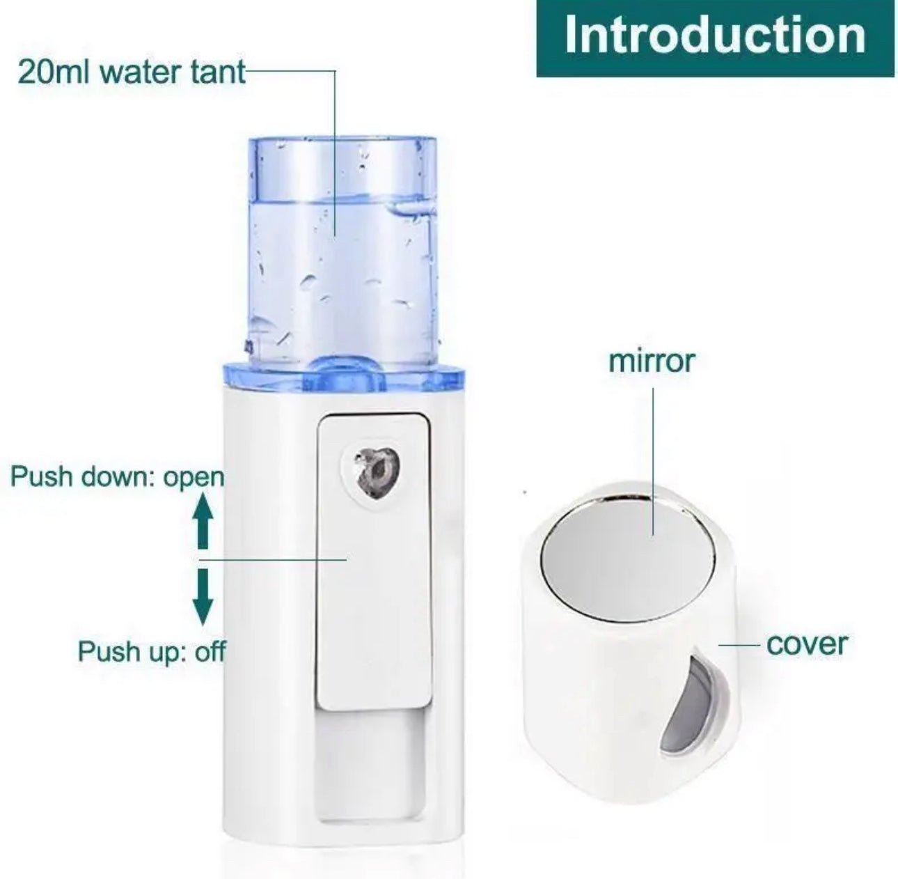 Delicate Daisys Nano Mister handheld facial steamer for deep hydration, enhanced serum absorption, and dewy skin glow introduction