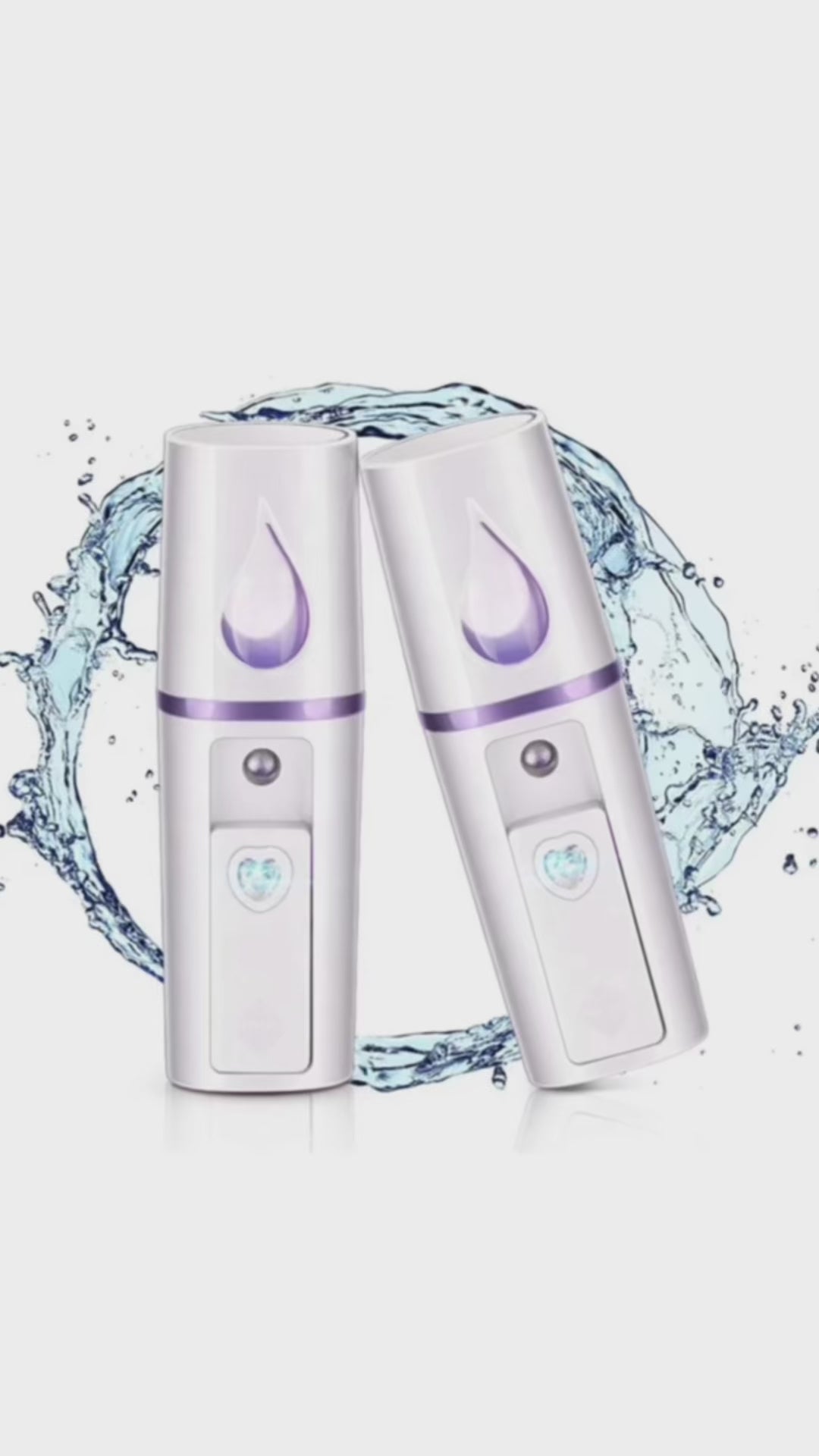 Delicate Daisys Nano Mister handheld facial steamer for deep hydration, enhanced serum absorption, and dewy skin glow
