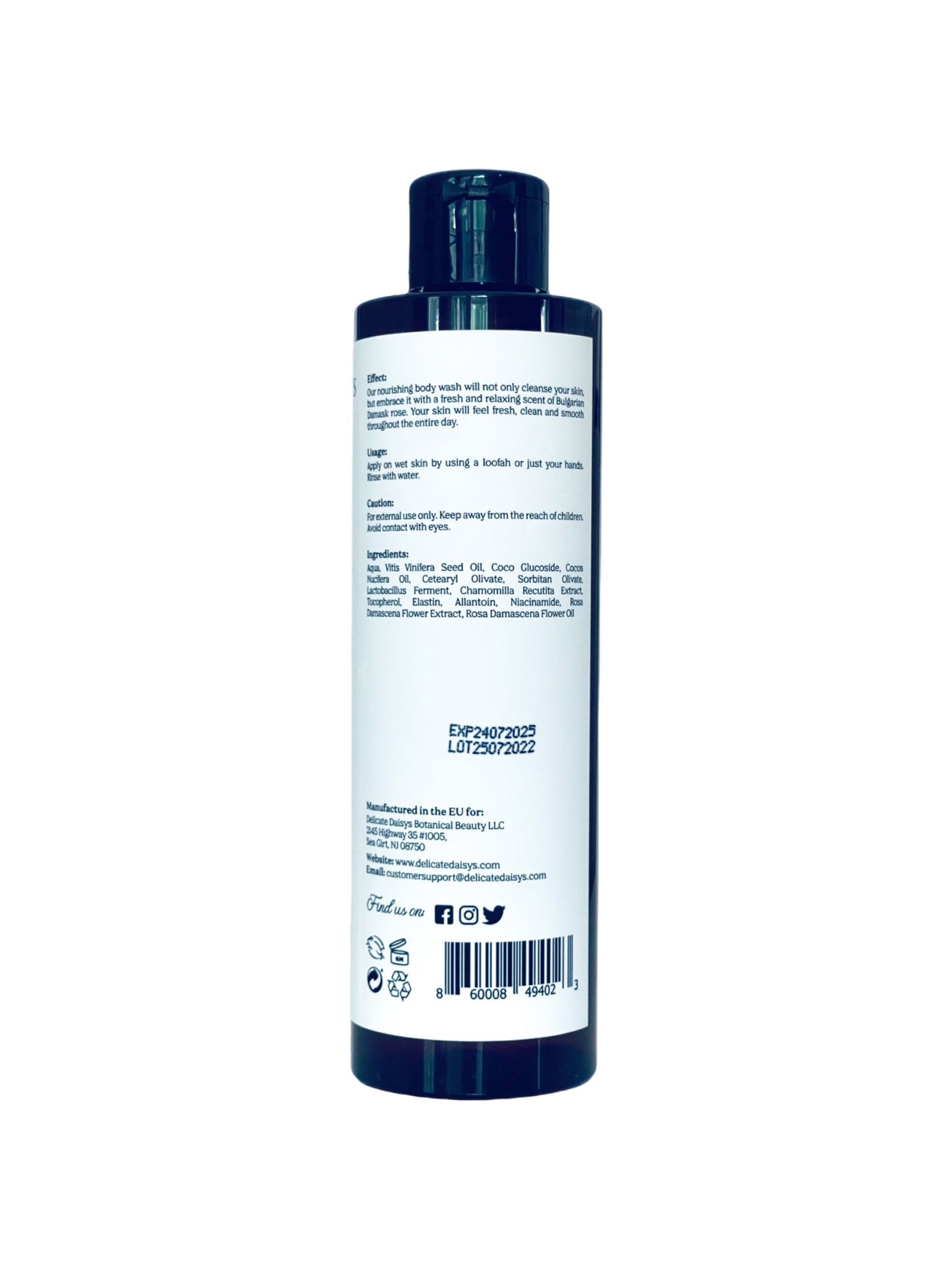 Refreshing Body Wash Bulgarian Rose
