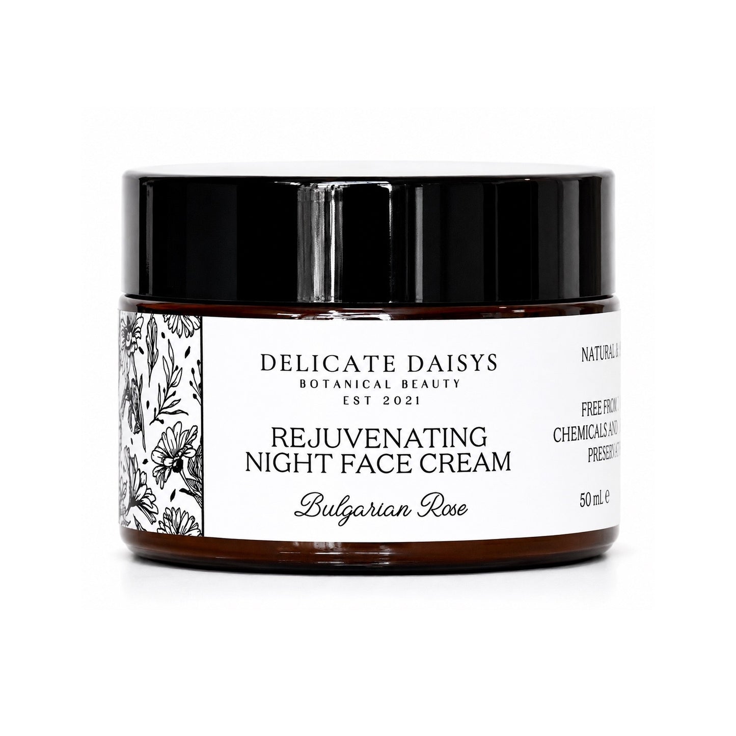 Rejuvenating Night Face Cream Bulgarian Rose