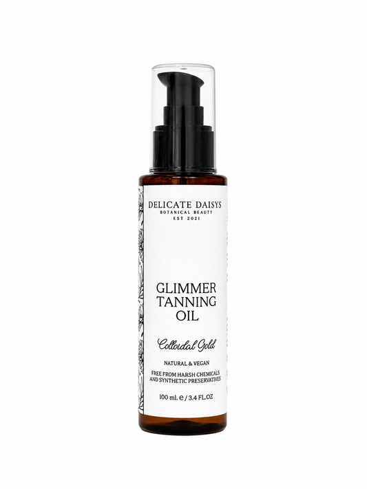 Glimmer Tanning Body Oil Colloidal Gold