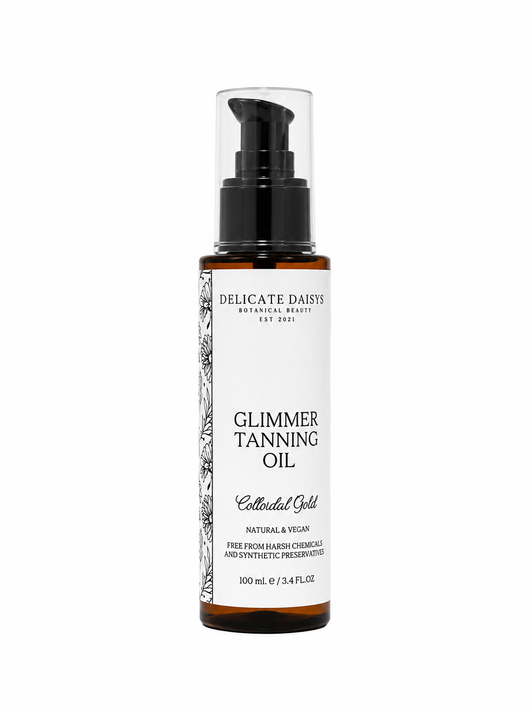 Glimmer Tanning Body Oil Colloidal Gold
