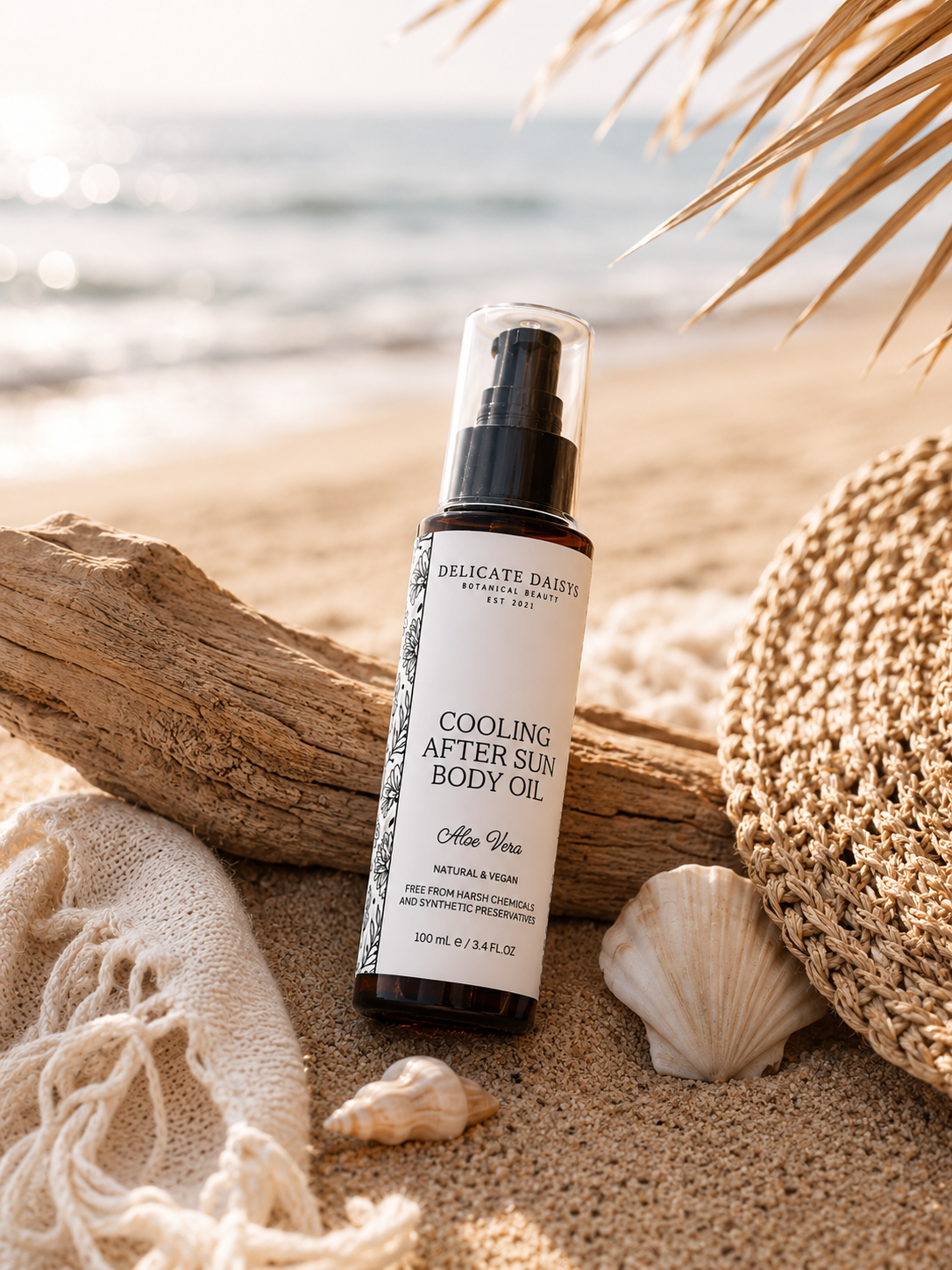 Cooling After Sun Body Oil Aloe Vera