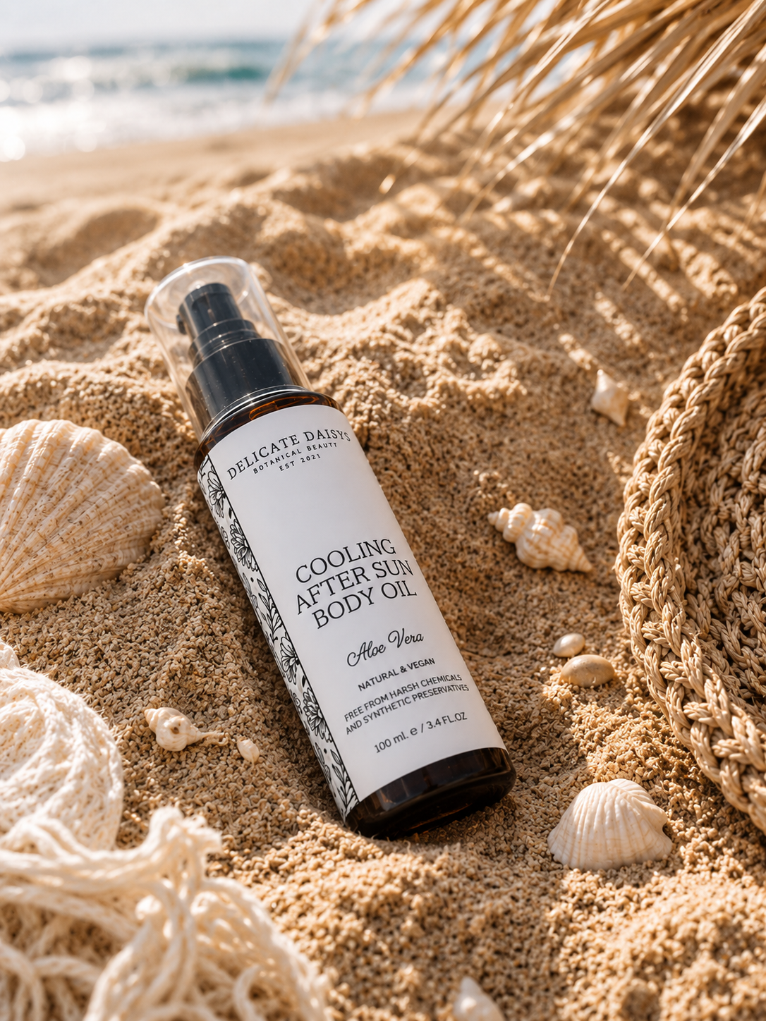 Cooling After Sun Body Oil Aloe Vera
