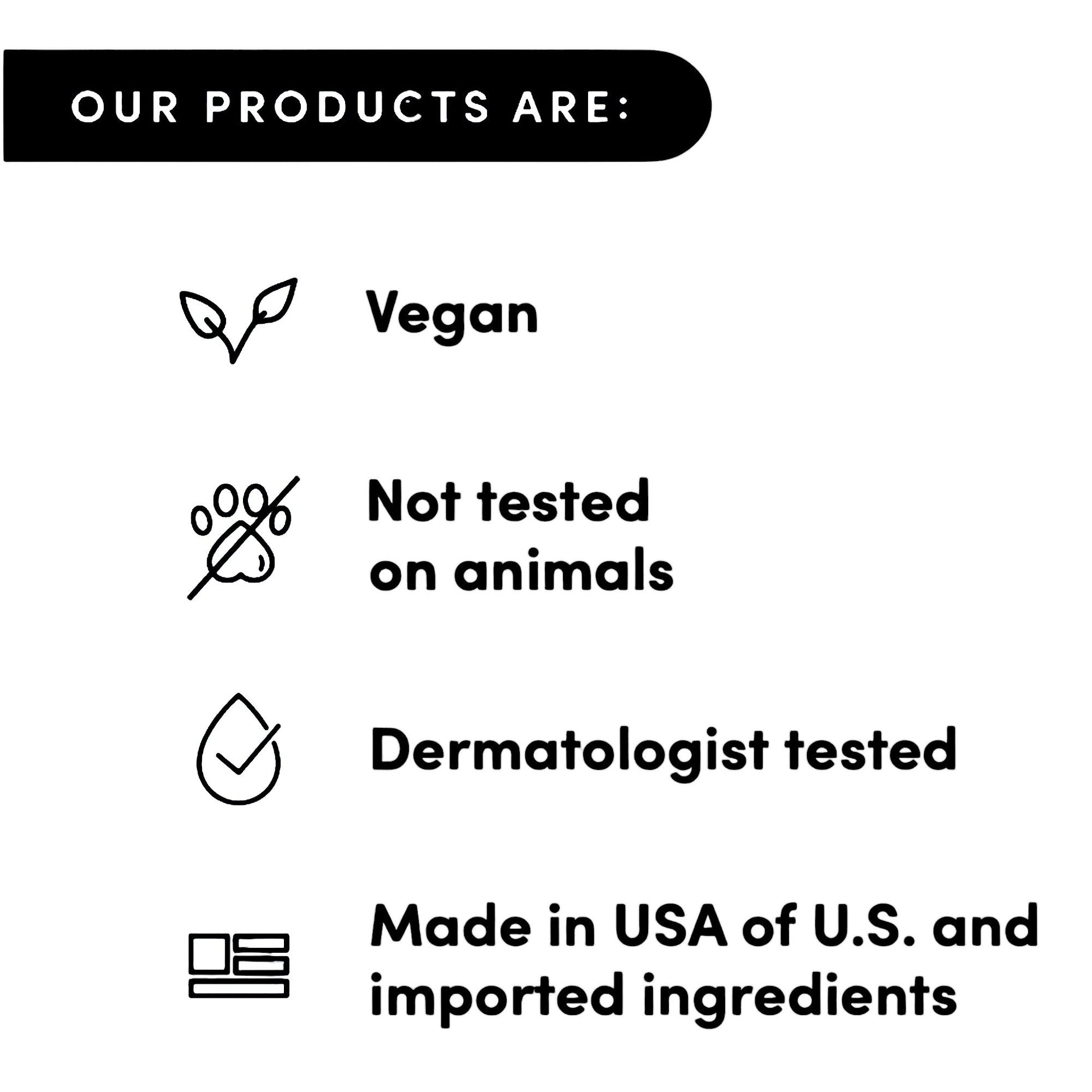 Our products are 